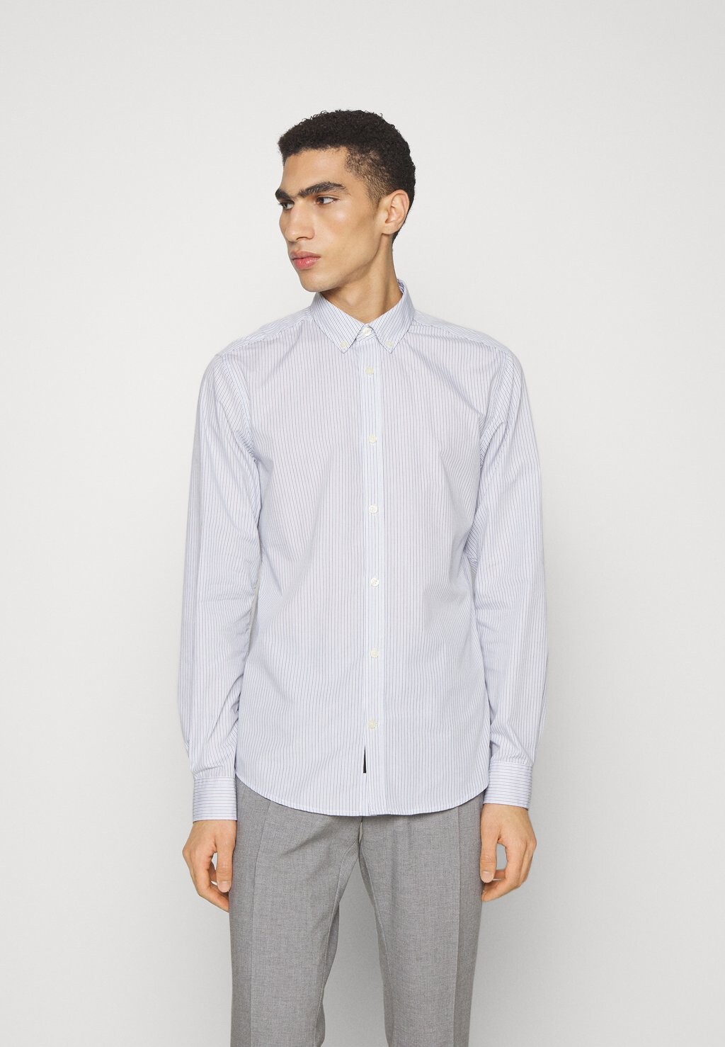 

Классическая рубашка ONESKY LIFE SLM STRIPED POPLIN SHIRT Only & Sons, античный белый