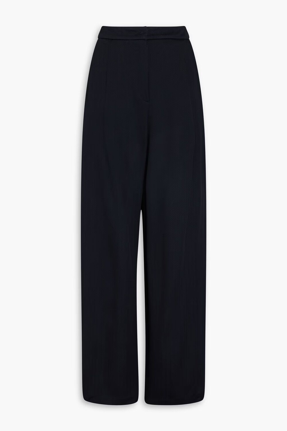 

Широкие брюки из джерси Emporio Armani, темно-синий