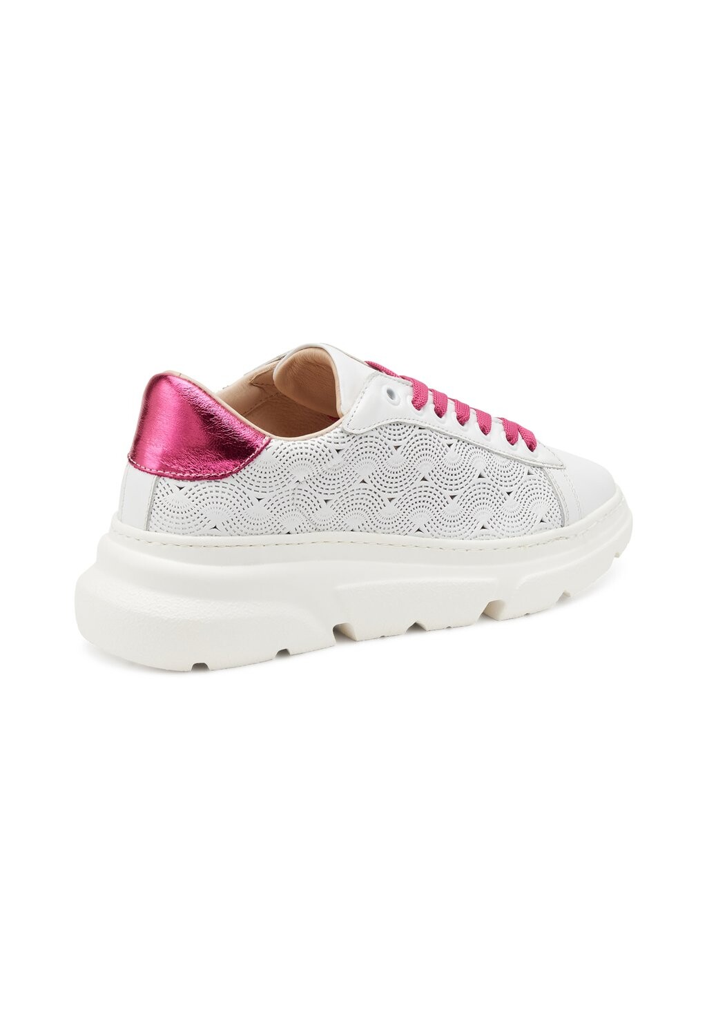

Низкие кроссовки Perforated Frau Shoes, белая фуксия