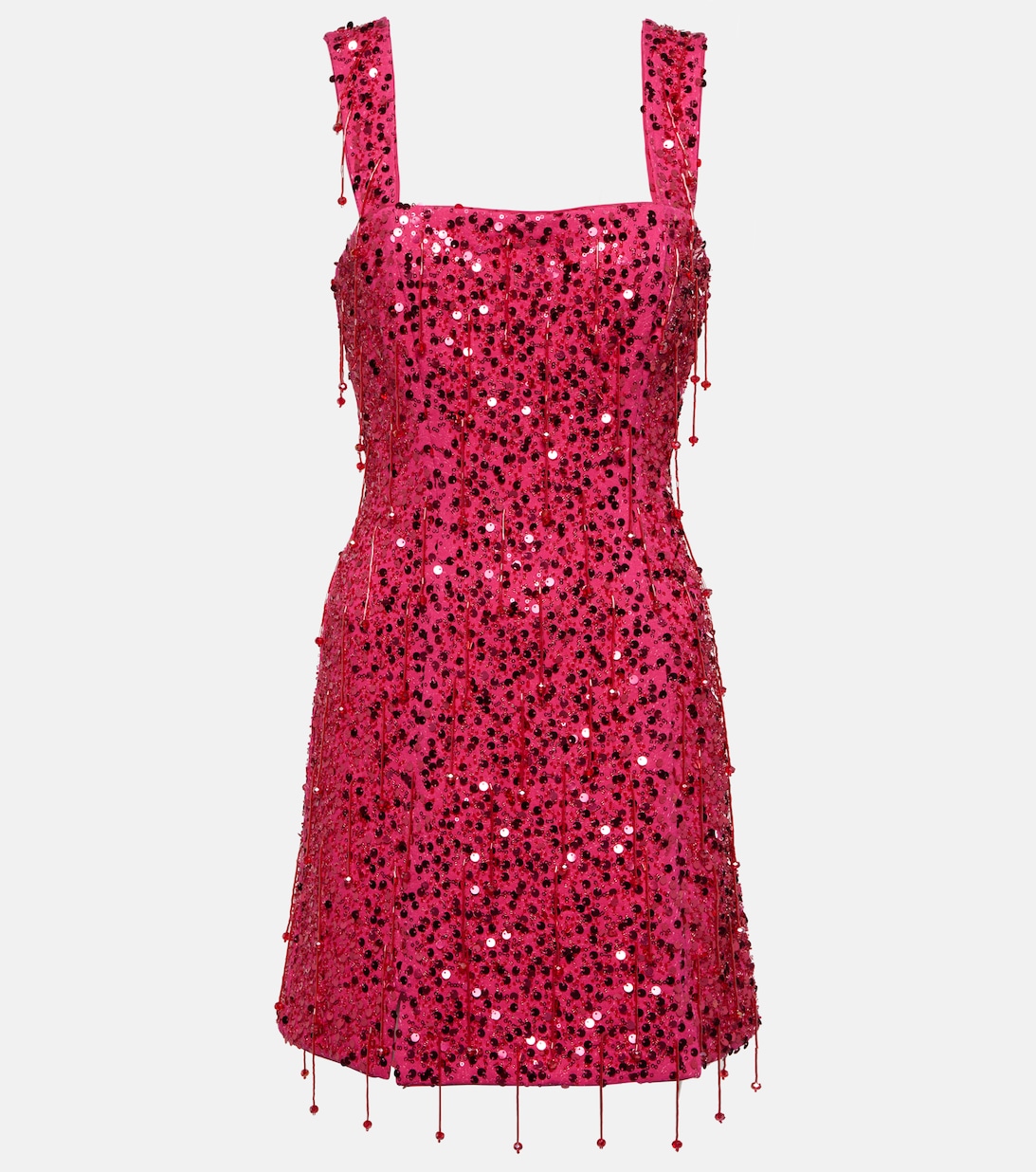 цена Мини-платье Noemi с пайетками SIMKHAI, розовый