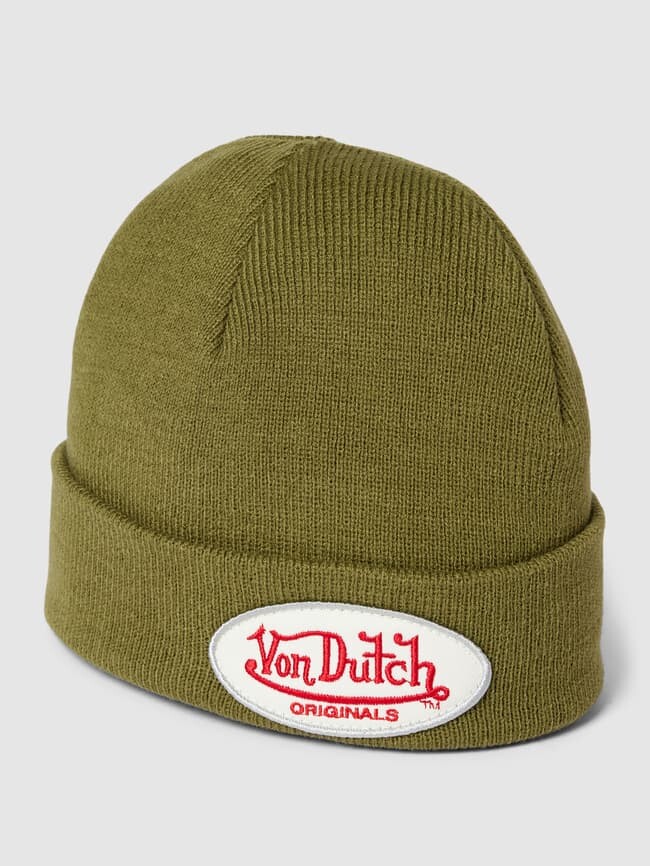 

Шапка с нашивкой-лейблом, модель "CONNY" Von Dutch, хаки