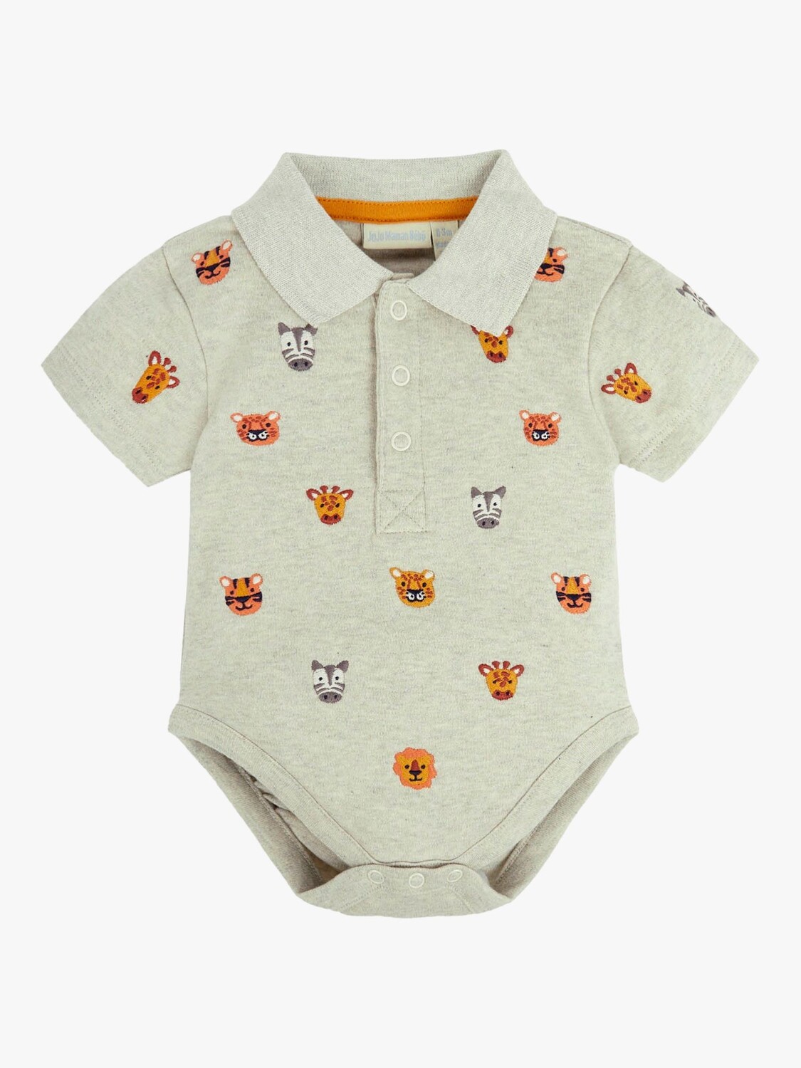 

Боди JoJo Maman Bébé Safari, нейтральный цвет