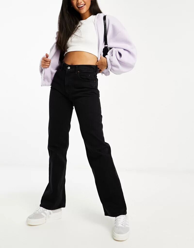 

Черные джинсы свободного кроя в стиле 90-х Abercrombie & Fitch