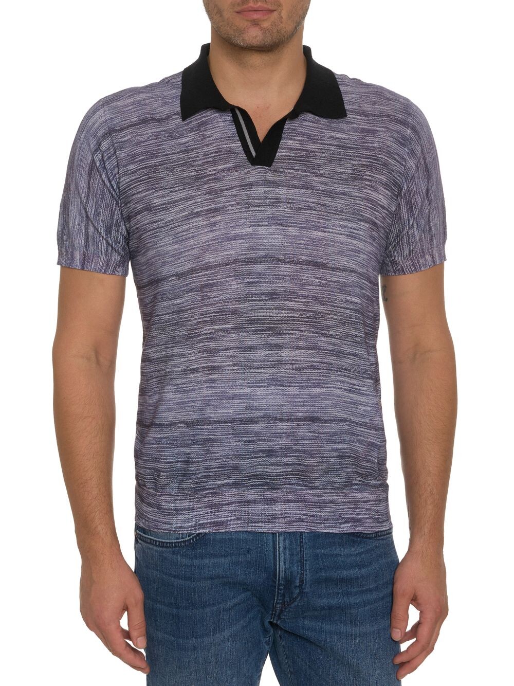 

Рубашка поло Static Abstract Robert Graham, серый