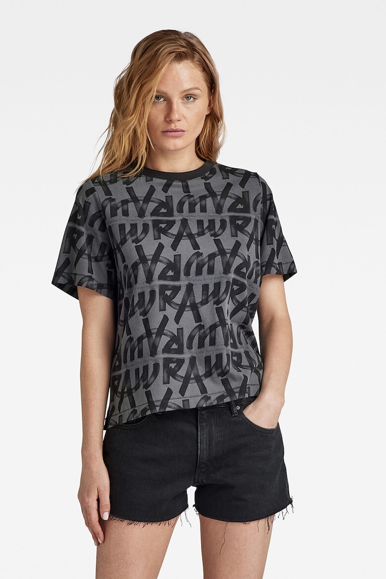 

Футболка из органического хлопка с логотипом G-Star Raw, черный