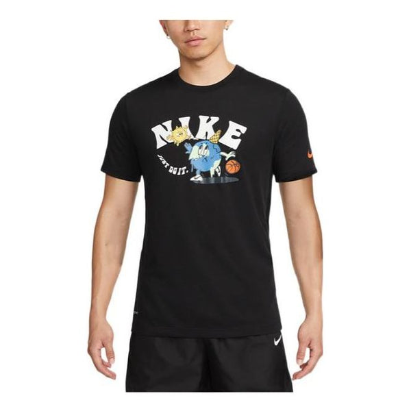 Футболка Nike As M Df Graphic Ss Tee 'Black', черный футболка nike spm mnk df stad jsy ss aw мужчины cv7915 101 s
