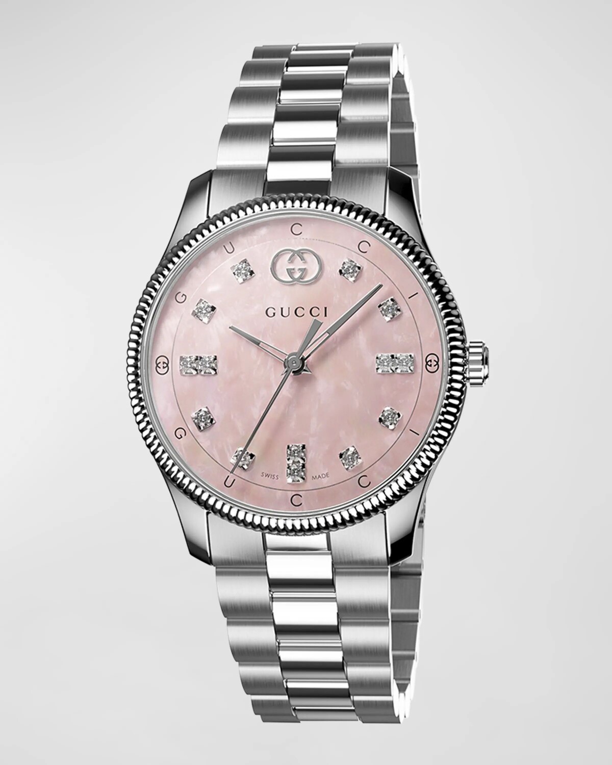 

Тонкие часы G-Timeless Gucci, цвет Rose