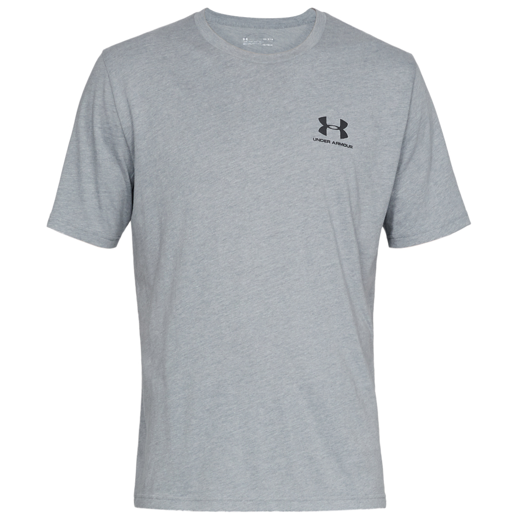 Функциональная рубашка Under Armour Sportstyle Left Chest S/S, цвет Gray футболка мужская under armour run graphic print fill ss размер 46 48 1365696 860