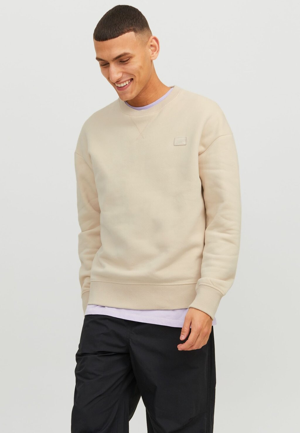 

Толстовка JCOCLASSIC TWILL NECK NOOS Jack & Jones, Moonbeam
