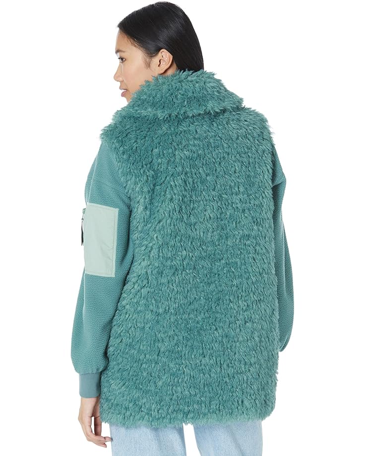 цена Утепленный жилет UGG Tammie Faux Fur Vest, цвет Aloe Vera