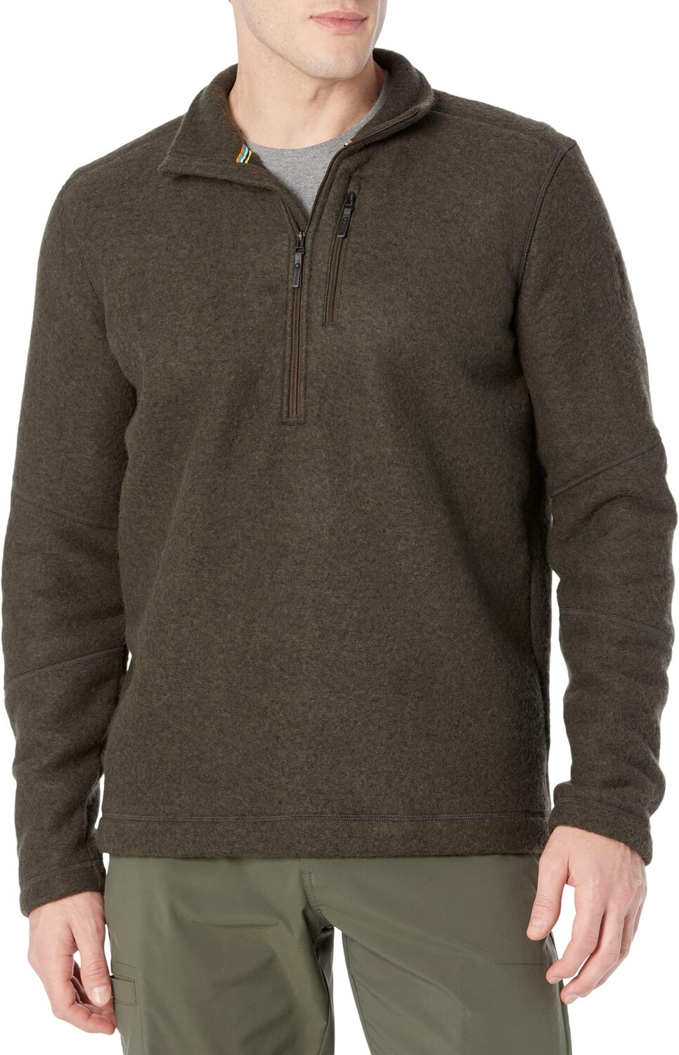 

Толстовка Smartwool Hudson Trail Fleece 1/2 Zip Sweater, цвет North Woods