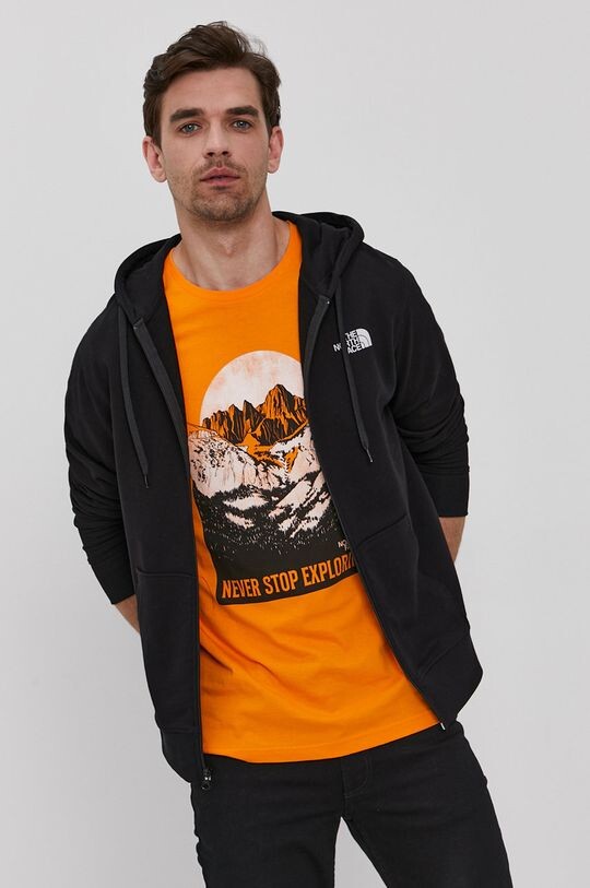 

Хлопковая толстовка The North Face, черный