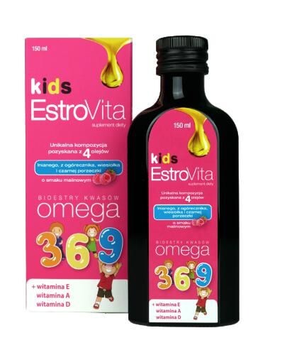 

Estrovita Kids Malina омега 3-6-9 для детей, 150 ml