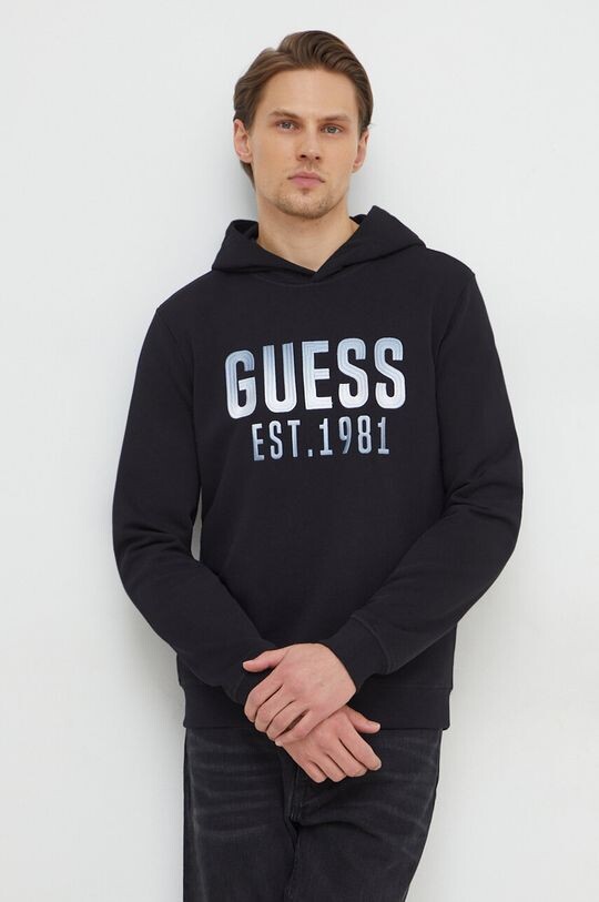

Толстовка с капюшоном Guess, черный