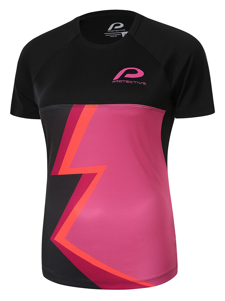

Спортивная футболка Protective Fahrradshirt Stardust, цвет Anthrazit/Pink
