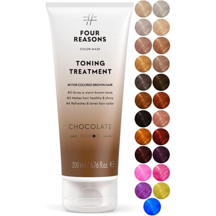 

Four Reasons Color Mask Шоколадный тонизирующий кондиционер для цвета, 6,76 жидких унций