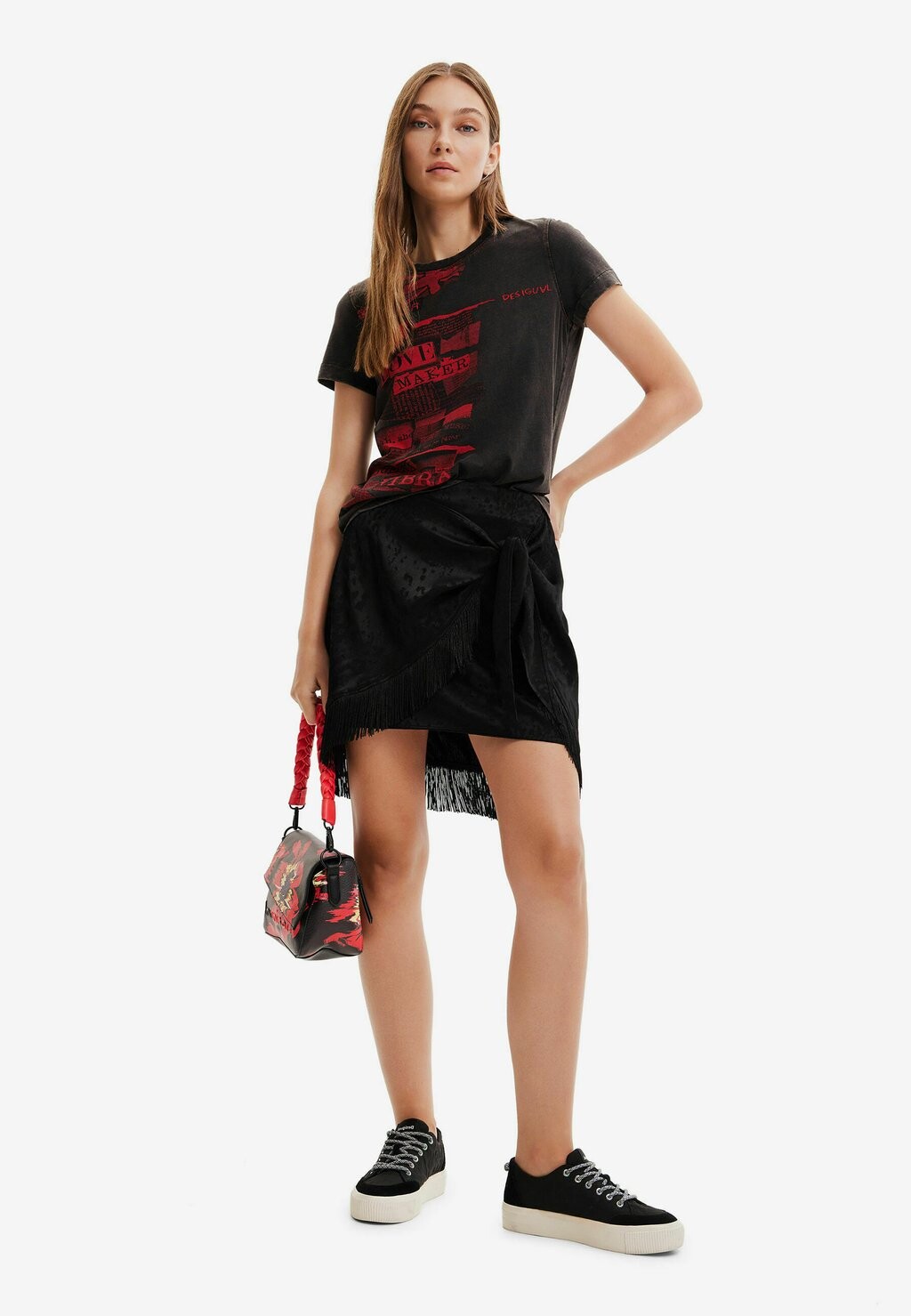 

Мини-юбка Desigual, черный