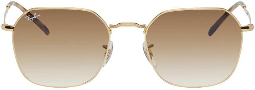 

Золотые солнцезащитные очки Jim Ray-Ban