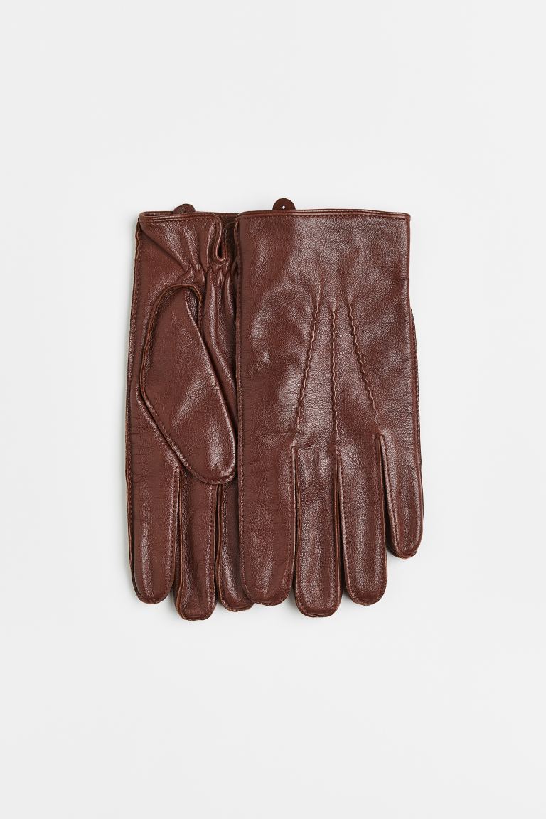 кожаные перчатки h Кожаные перчатки H&M