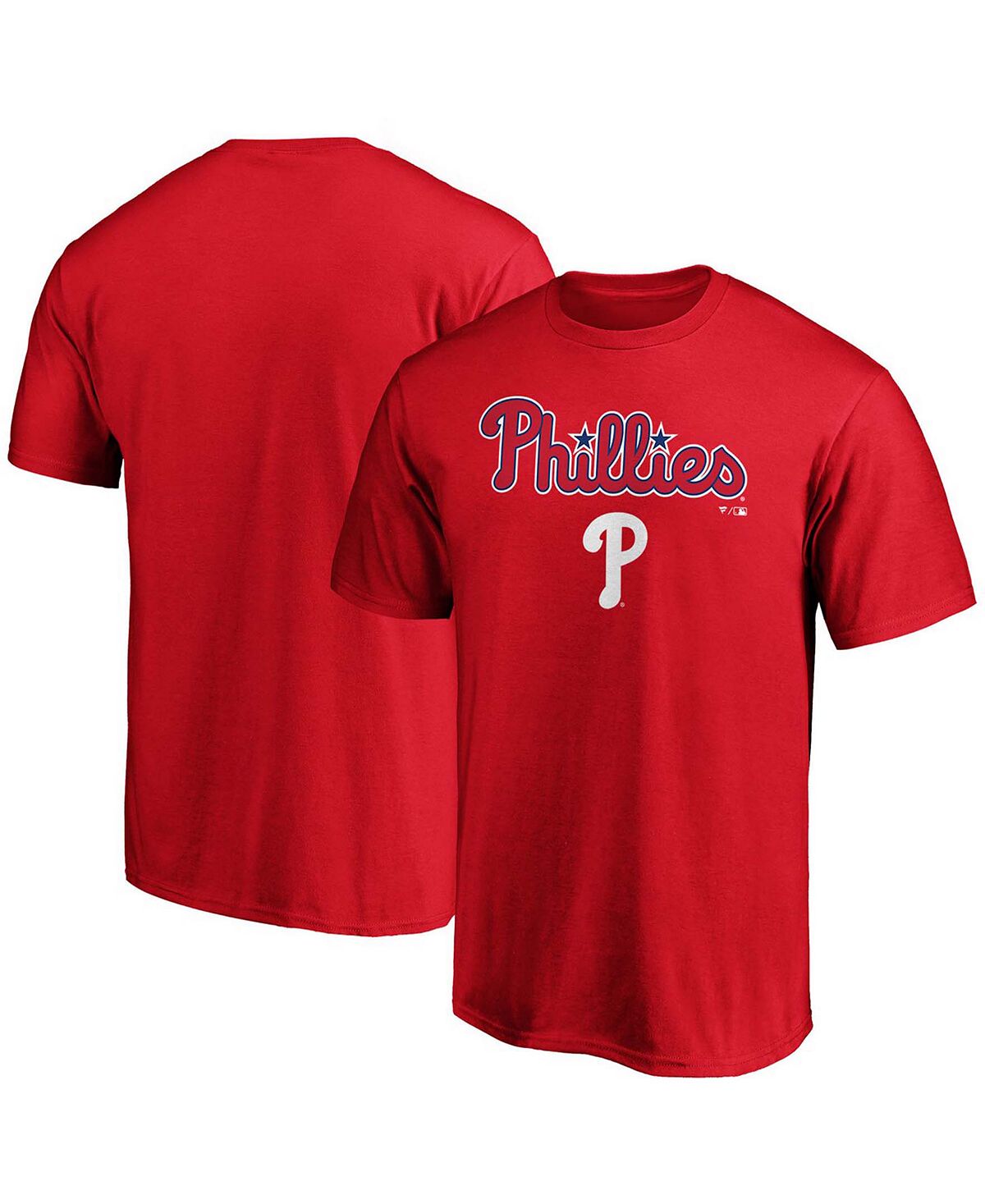 

Мужская красная футболка с логотипом Philadelphia Phillies Team Fanatics