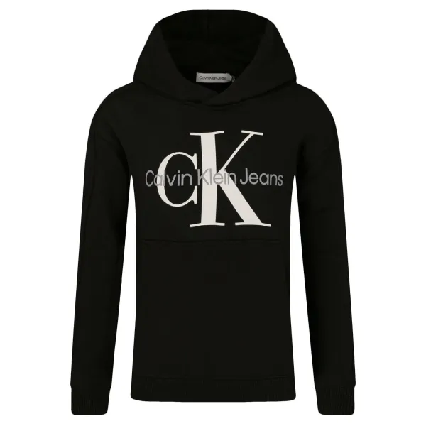

Светоотражающий свитшот с монограммой стандартного кроя Calvin Klein, черный