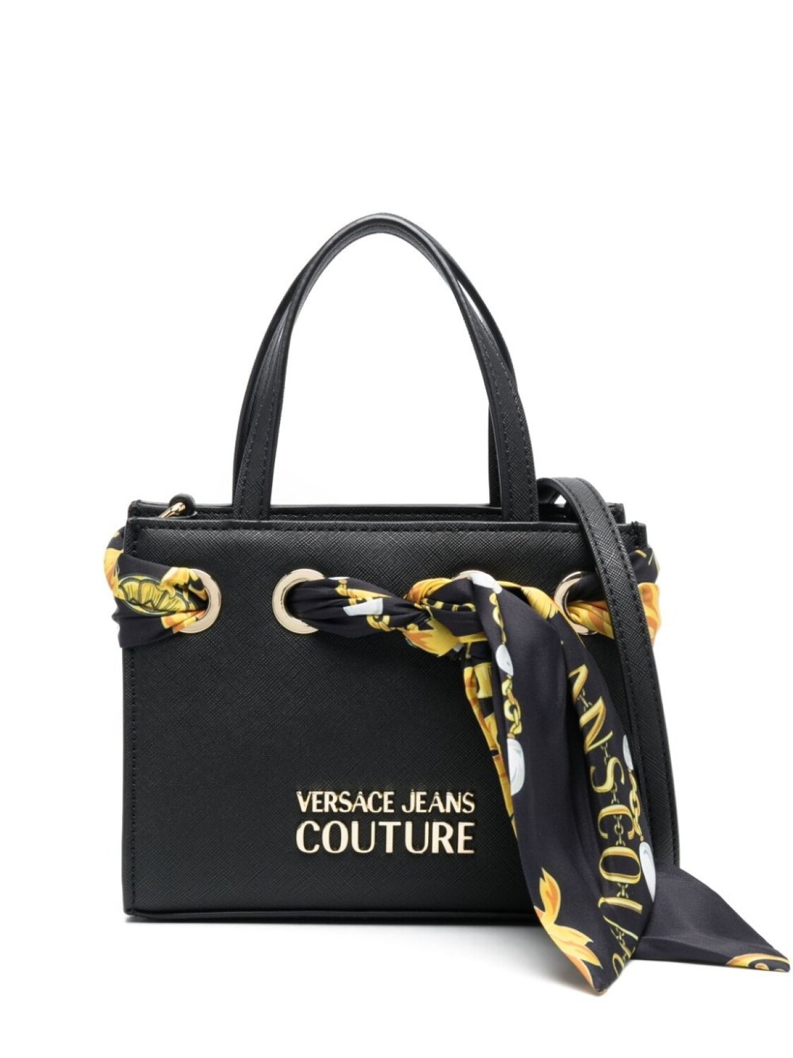 

Versace Jeans Couture мини-сумка Chain Couture с шарфом, черный