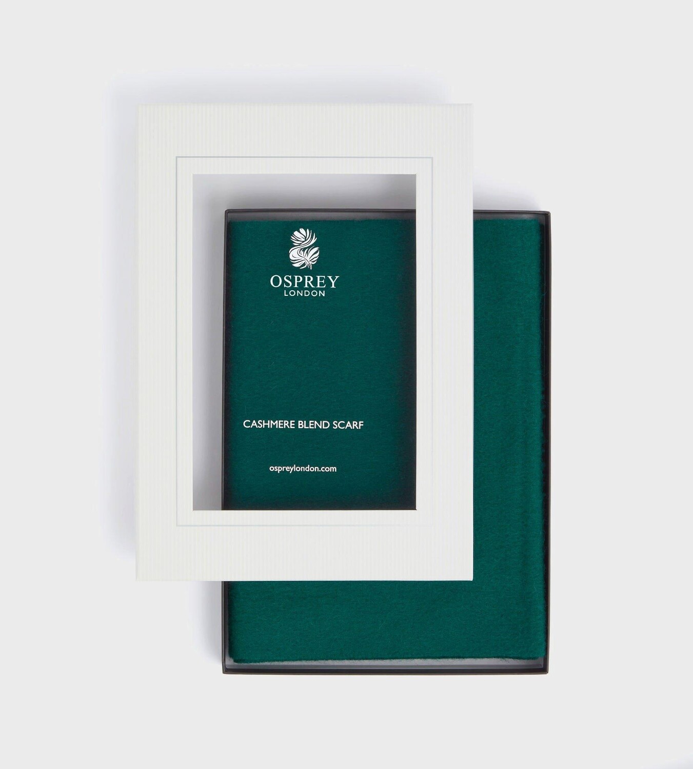 

Кашемировый шарф Skye OSPREY LONDON, зеленый