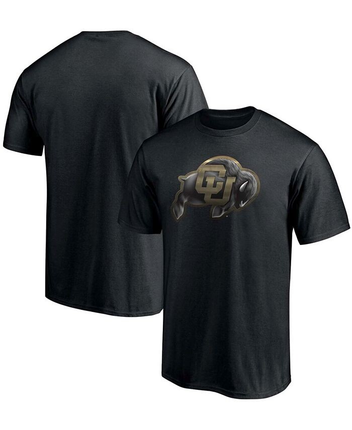 

Мужская черная футболка с талисманом Colorado Buffaloes Team Midnight Fanatics, черный