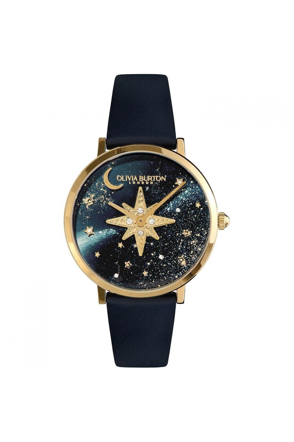 

Модные аналоговые часы Celestial Nova из нержавеющей стали — 24000081 Olivia Burton, синий