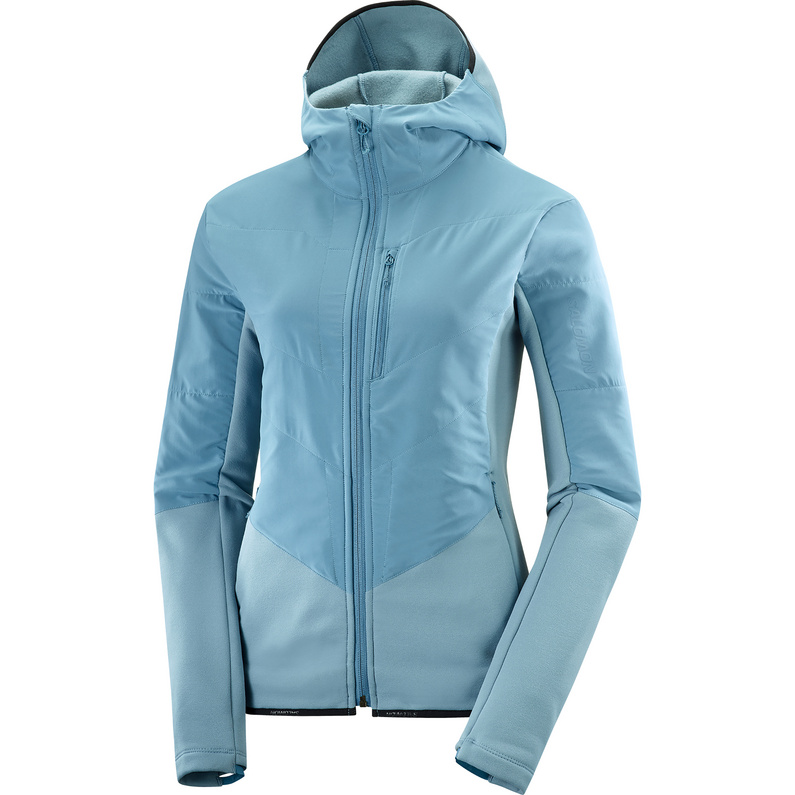 Женская теплая гибридная куртка Outline Salomon, синий