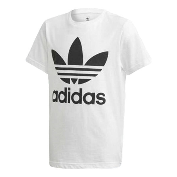

Футболка (GS) adidas Originals Trefoil T-Shirt 'White Black', белый