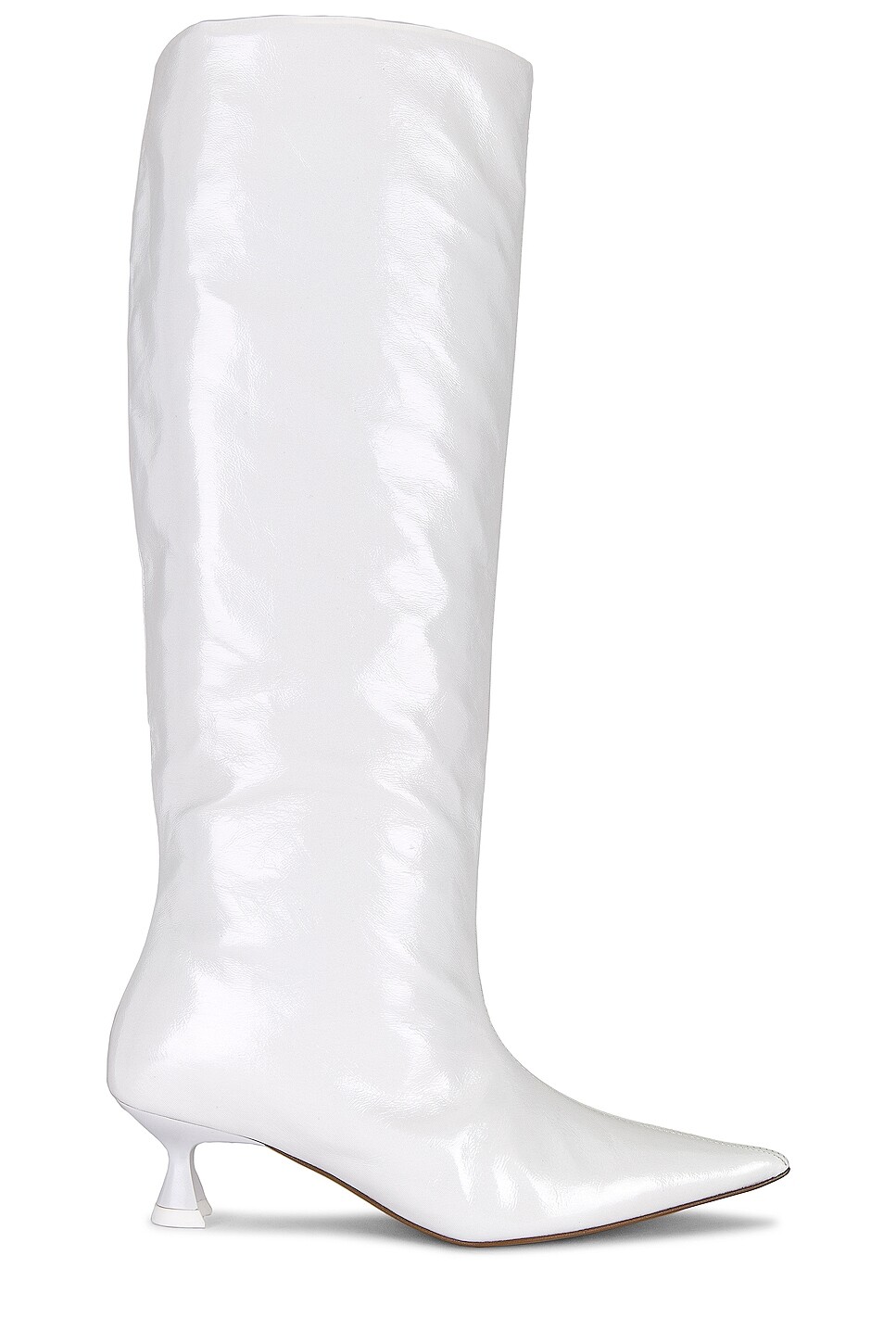 

Ботинки Ganni Soft Slouchy, цвет Egret