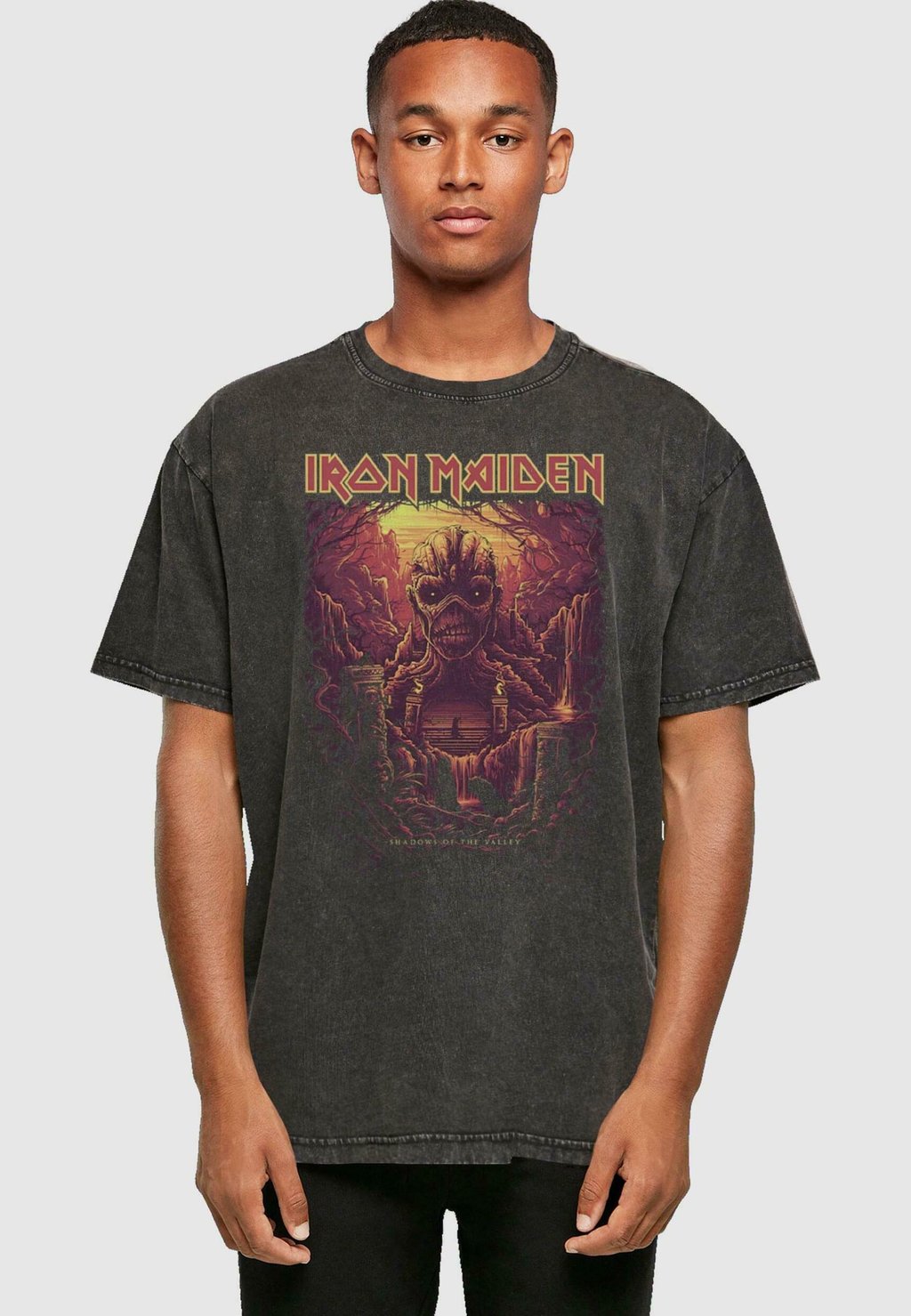 

ФУТБОЛКА MUMMY ACID WASHED HEAVY OVERSIZE Iron Maiden Merchcode