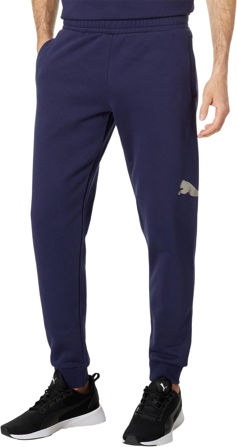 

Брюки Essentials+ Logo Lab Holiday Sweatpants PUMA, цвет PUMA Navy