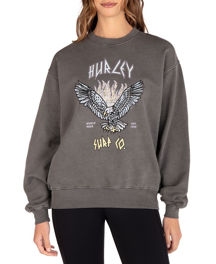 

Толстовка с рисунком бойфренда Juniors' Tour Hurley, черный