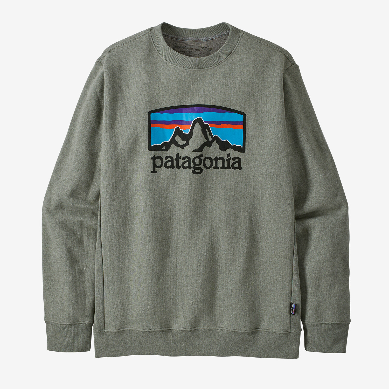 

Толстовка Fitz Roy Horizons Uprisal Crew Patagonia, зеленый