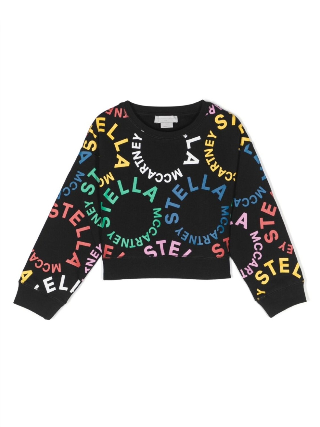 

Stella McCartney Kids толстовка с логотипом, черный