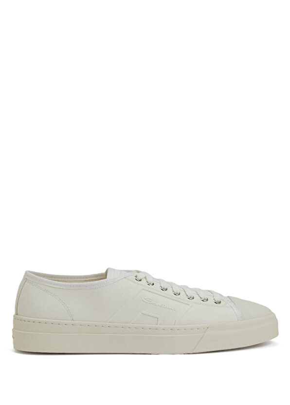 

Белые мужские кроссовки Santoni Sport