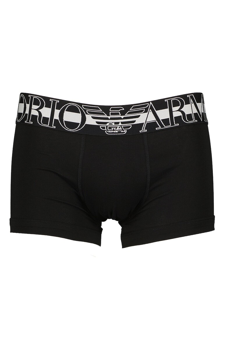 

Боксеры с логотипом на талии Emporio Armani Underwear, черный