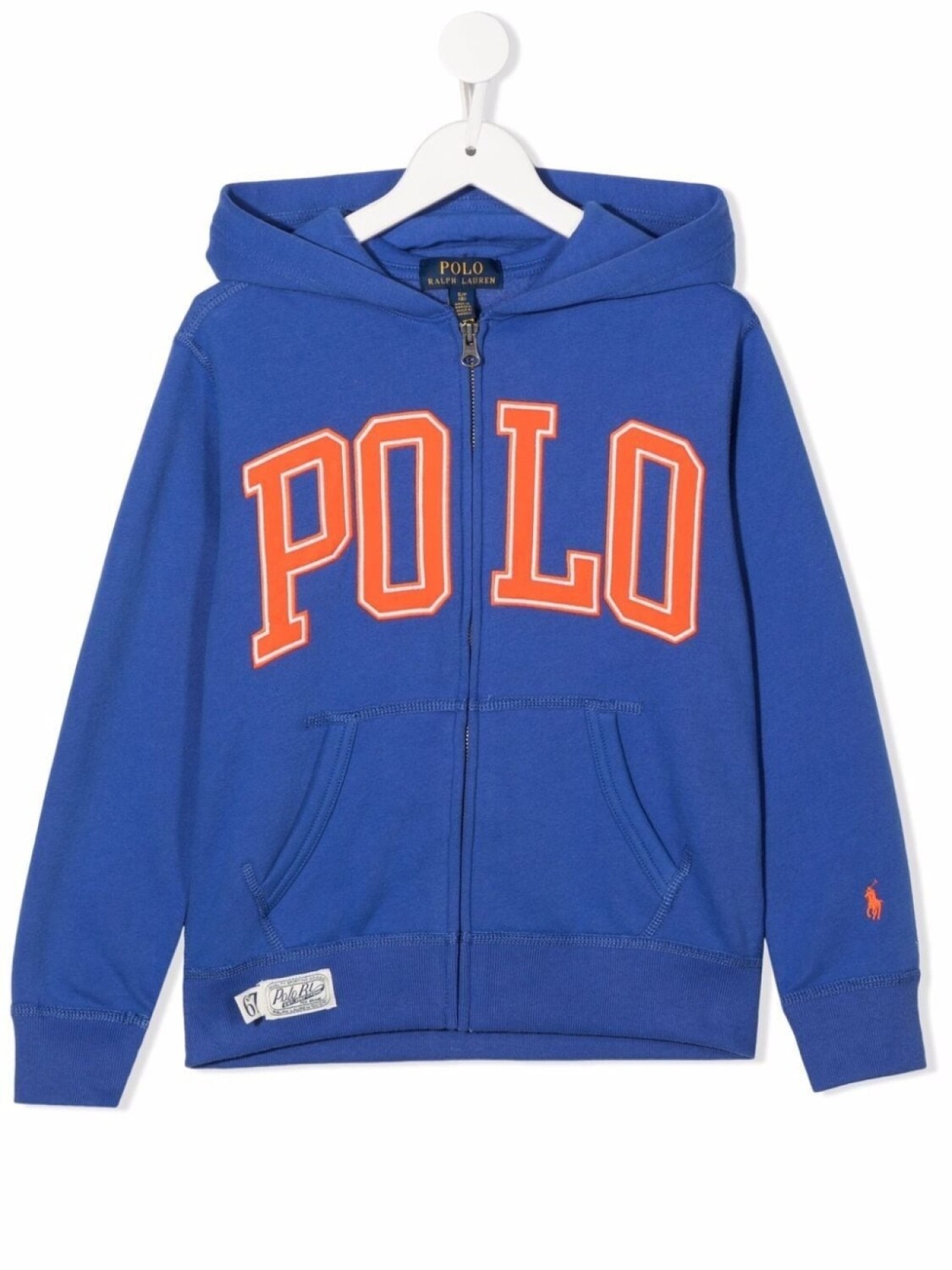 

Ralph Lauren худи на молнии с логотипом, синий