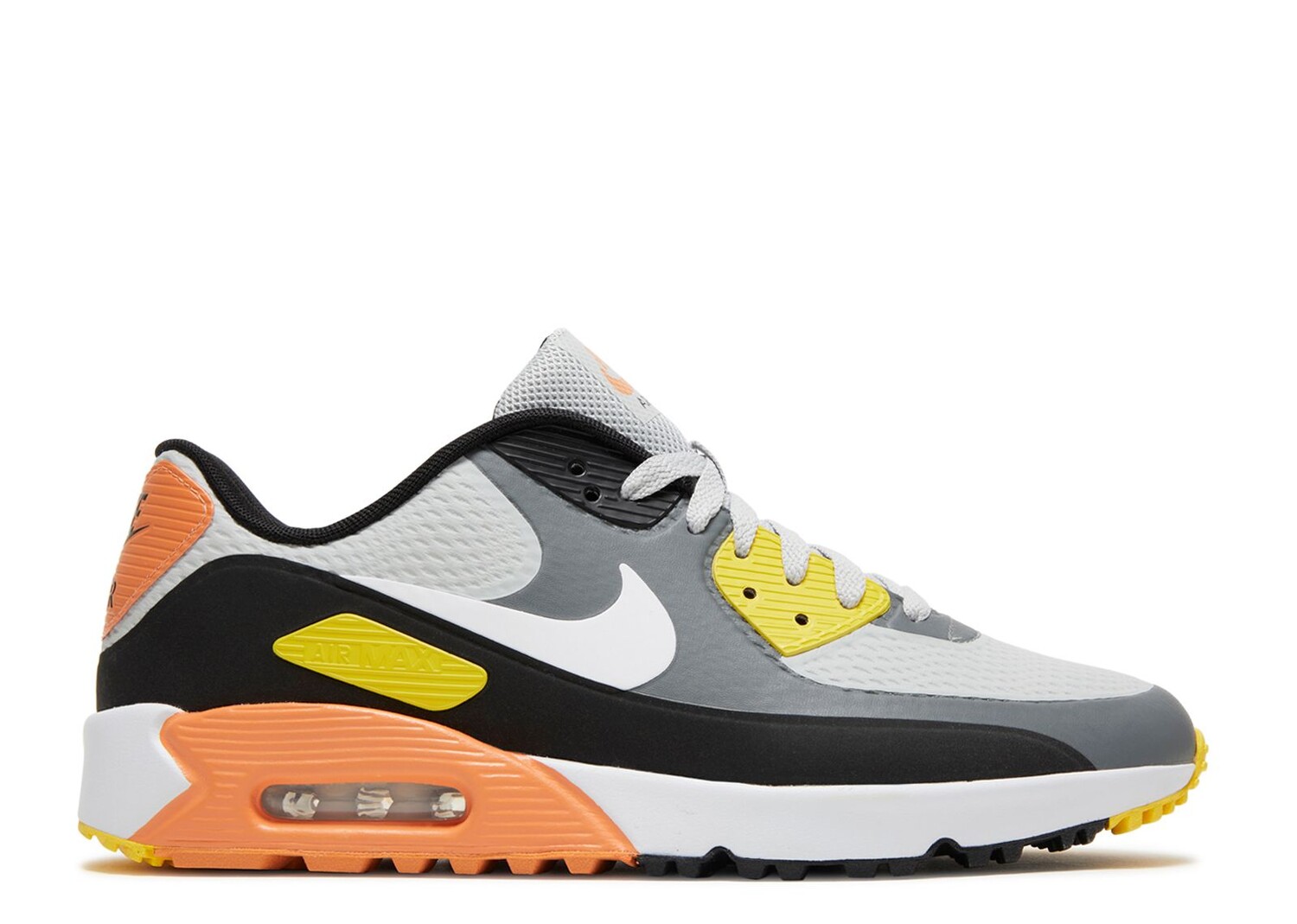 

Кроссовки Nike Air Max 90 Golf 'Smoke Grey Black Orange', серый