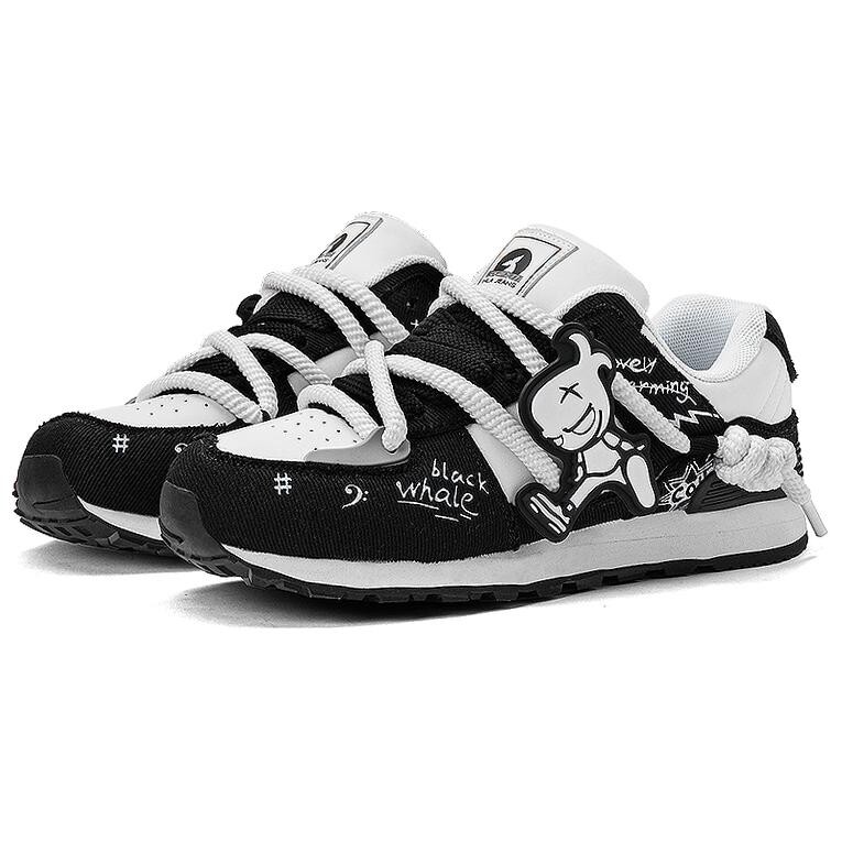 

Кроссовки HLA JEANS Lifestyle Shoes Unisex Low-top, черный/белый