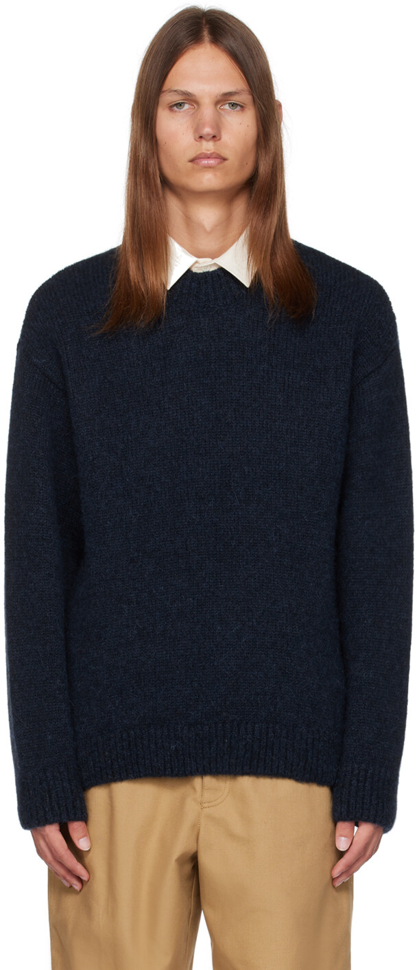

Темно-синий свитер Le Chouchou La Maille Pavane Dark Jacquemus