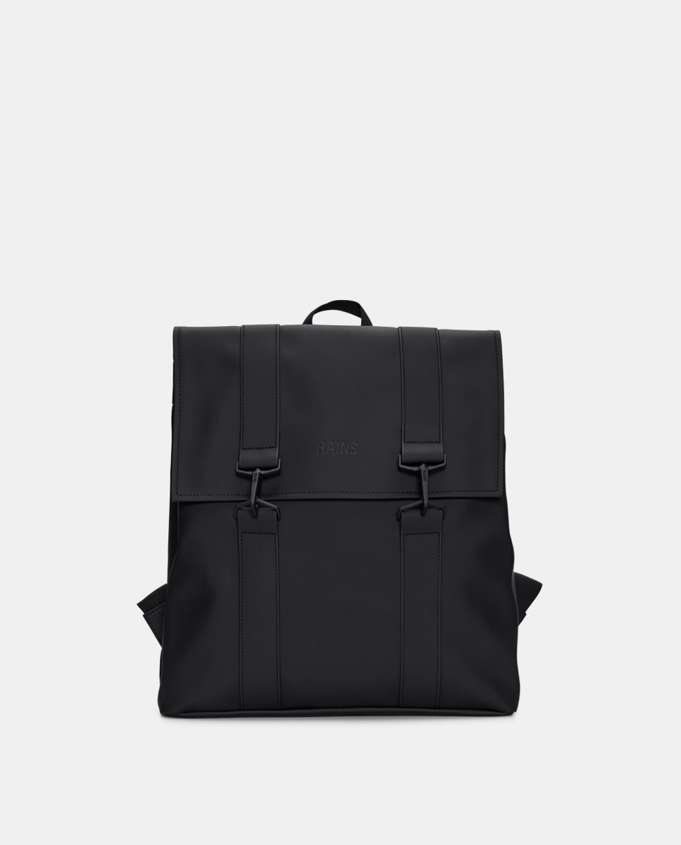 Большой черный рюкзак MSN с отделением для ноутбука Rains, черный цена и фото