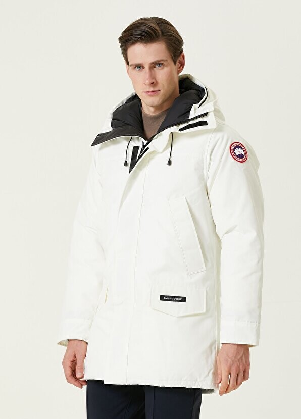 

Белая куртка с капюшоном langford Canada Goose, Белый