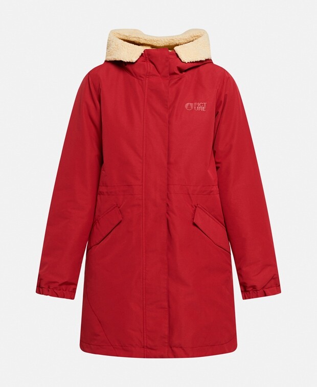 

Парка Picture, бордовый