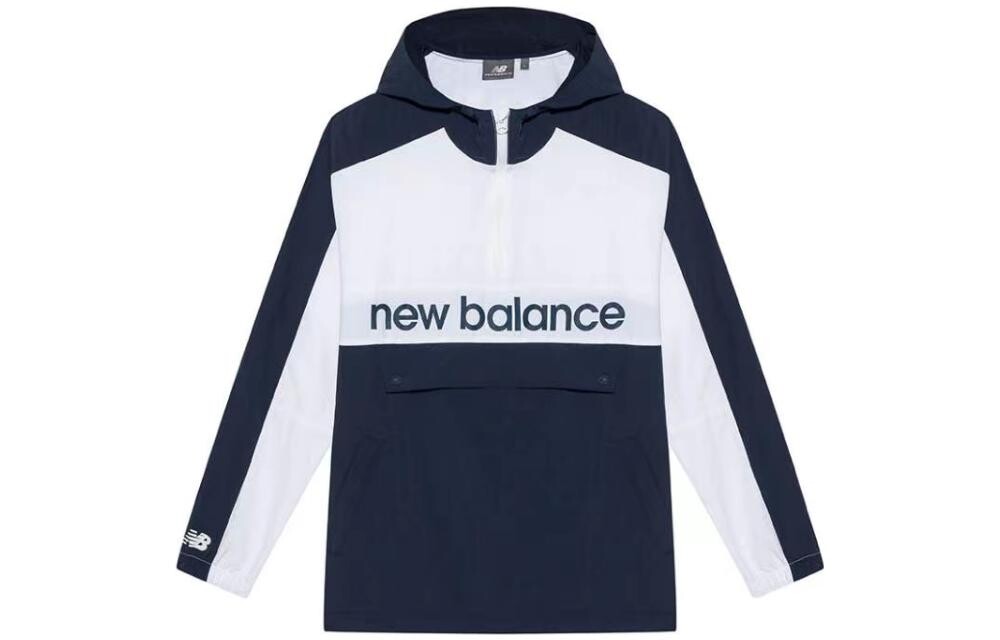 

Куртка унисекс New Balance, цвет Blue with White Lettering