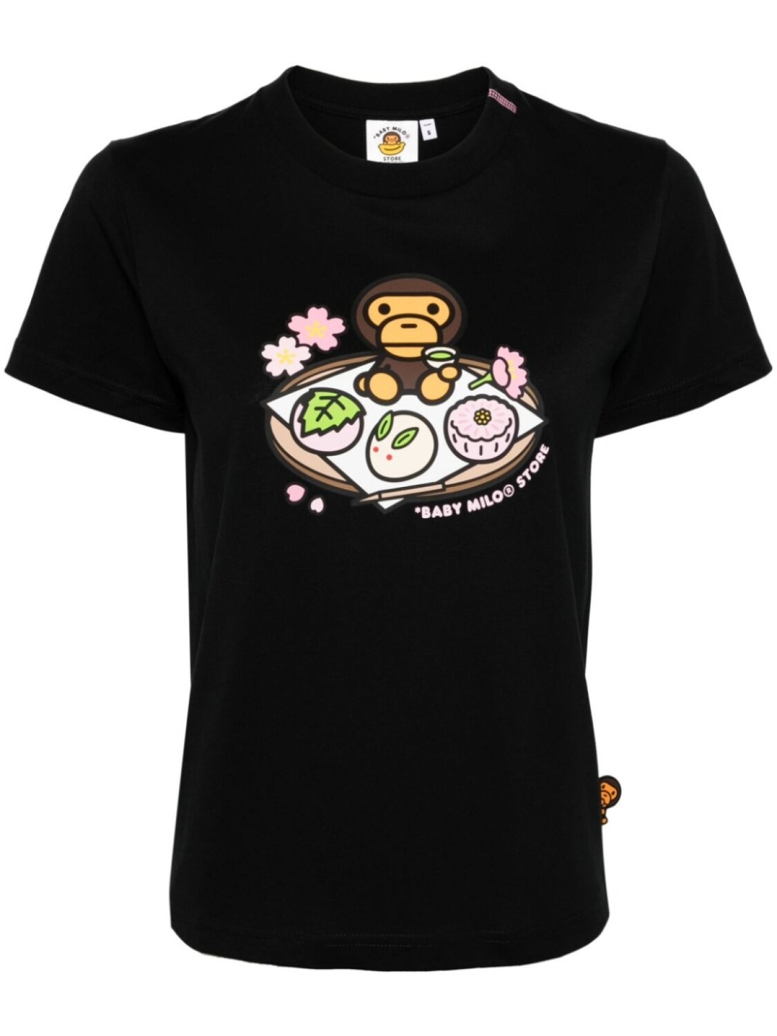 

Футболка с логотипом *BABY MILO STORE BY *A BATHING APE, черный