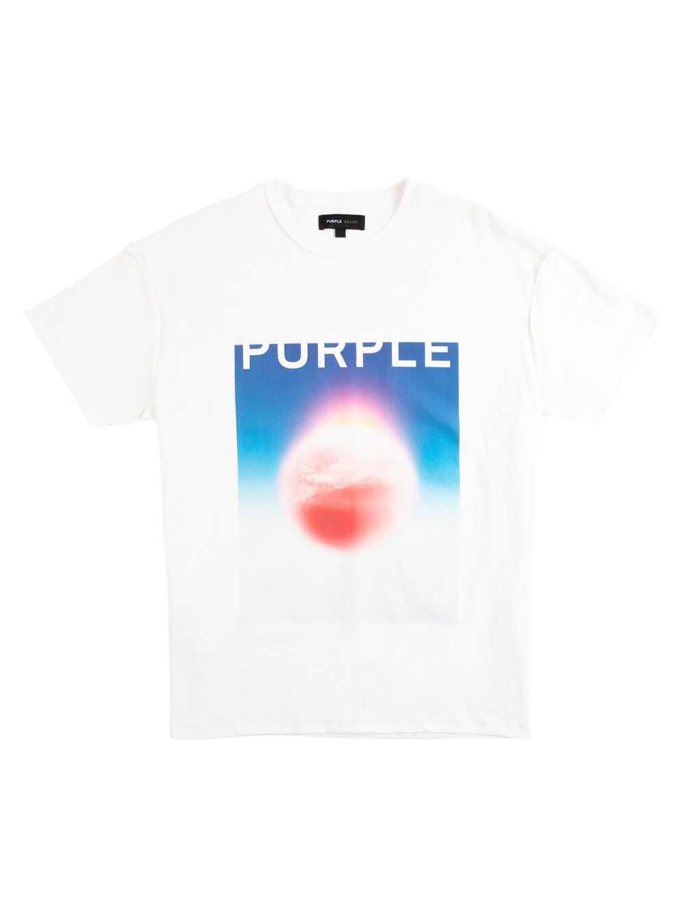 

Футболка с круглым вырезом Glowing Sun Purple Brand, белый