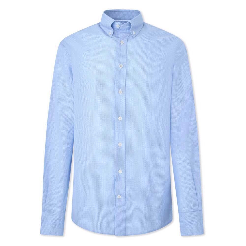 

Рубашка с длинным рукавом Hackett Filafil Polka Dot, синий